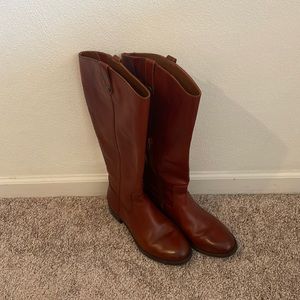 INC Boots Brown Leather